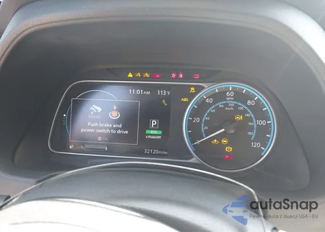 2021 Nissan Leaf Sv 40 Kwh из США, поврежденный, VIN 1N4AZ1CVXMC551036